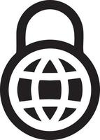 Lock security icon symbol vector image. Illustration of the key secure access system vector design. EPS 10