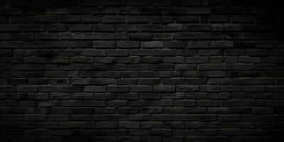 black brick wall dark background photo