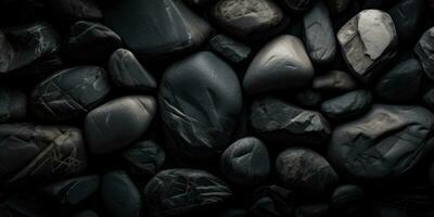 Black Stone Texture Background photo