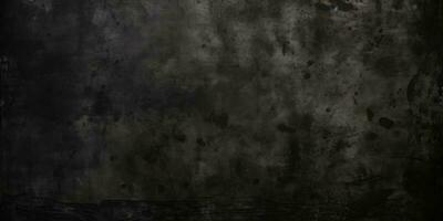 Black concrete stone wall background grunge textured photo