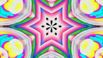 hypnotisch Kaleidoskop Bühne visuell Schleife zum Konzert, Nacht Verein, Musik- Video, Veranstaltungen, zeigen, Mode, Urlaub, Ausstellung, LED Bildschirme und Projektion Kartierung. video