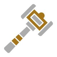 Gavel Vector Icon Style