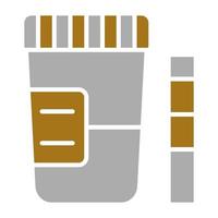 Urine Test Vector Icon Style