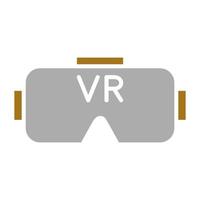 VR Headset Vector Icon Style