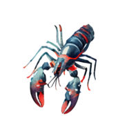 Vintage Watercolor Lobster png