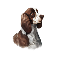 Vintage Watercolor Dog png