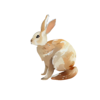 Vintage Watercolor Rabbit png