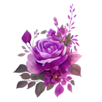 ilustração do aguarela rosas png