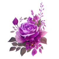 Illustration von Aquarell Rosen png