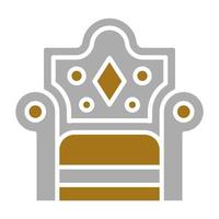 trono vector icono estilo