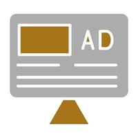 Advertisement Vector Icon Style