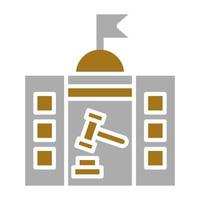 Court Vector Icon Style