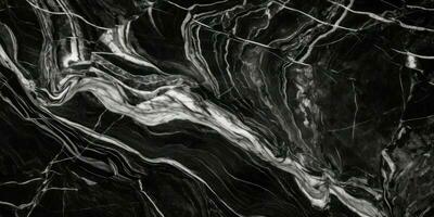 Patterned detailed of black and white marble pattern photo