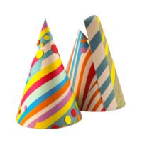 colorful birthday cap icon png