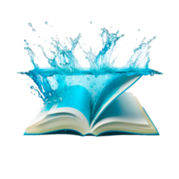 open book with letters stock png