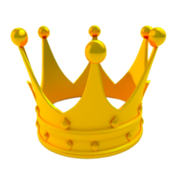rei coroa ícone desenho animado estilo png