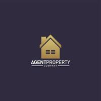 agent property company logo,real estate logo modern vector