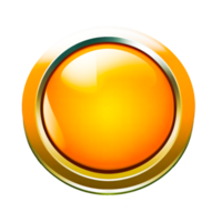 cercle Police de caractère bouton Orange png