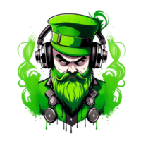 St Patrick day leprechaun icon png