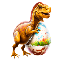 Cute Spinosaurus dinosaur isolated png