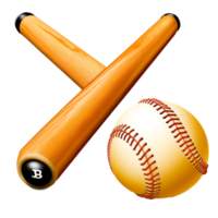 trä- baseboll fladdermus ikon png