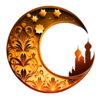 eid mubarak lune gratuit png