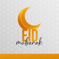 eid Mubarak mandala modelo y estrellas colgar y eid invitación saludo tarjeta con islámico social medios de comunicación bandera vector