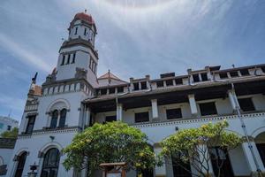 The Old station of Semarang Central Java Semarang, Lawang Sewu. The photo is suitable to use for travel destination, holiday poster and travel content media.