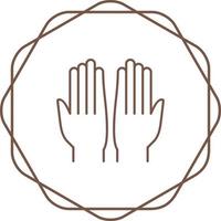Praying Hands Vector Icon
