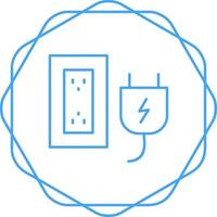 Plug and Socket Vector Icon