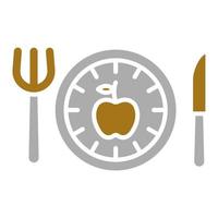 Eating Quickly Vector Icon Style