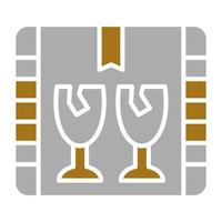 Fragile Vector Icon Style