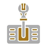 Gearshift Vector Icon Style