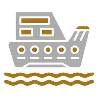 Boat Vector Icon Style