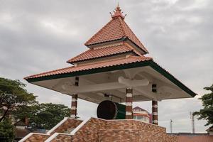 Bedug House, the warning stuff for prayer of Muslim. The photo is suitable to use for Ramadhan poster and Muslim content media.