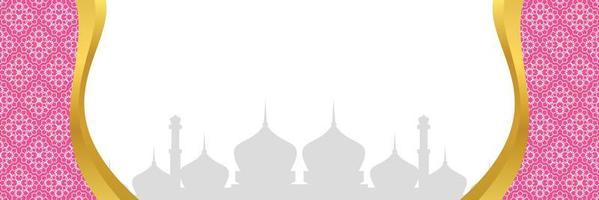 islámico fondo, con mandala ornamento y mezquita silueta. vector modelo para pancartas, saludo tarjetas para islámico vacaciones, eid Alabama fitr, Ramadán, eid Alabama adha
