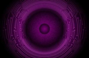 Modern Holographic Circle on Technology Background vector