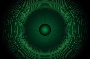 Modern Holographic Circle on Technology Background vector