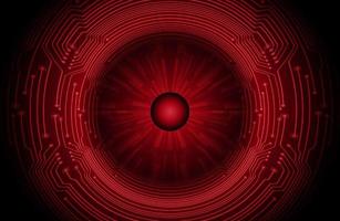 Modern Holographic Circle on Technology Background vector
