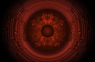 Modern Holographic Circle on Technology Background vector