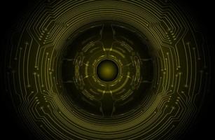 Modern Holographic Circle on Technology Background vector