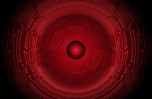 Modern Holographic Circle on Technology Background vector