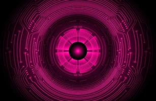 Modern Cybersecurity Eye on Technology Background vector