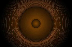 Modern Cybersecurity Eye on Technology Background vector