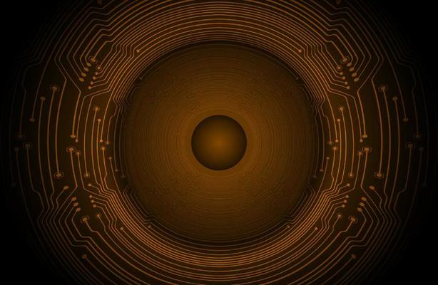 Modern Cybersecurity Eye on Technology Background