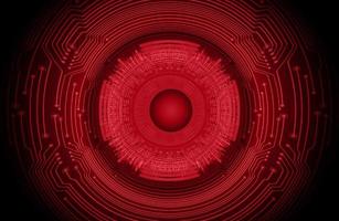 Modern Cybersecurity Eye on Technology Background vector