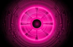 Modern Cybersecurity Eye on Technology Background vector