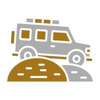 Desert Safari Vector Icon Style