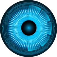 recorte de ojo de tecnología moderna png