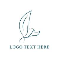 Bird logo icon design template vector